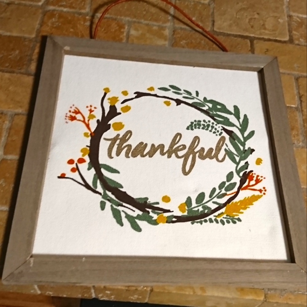 Fall decorative sign